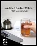 ZENS Modern Glass Tea Infuser with Mug