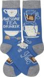 Awesome Tea Drinker Socks - Unisex, One Size