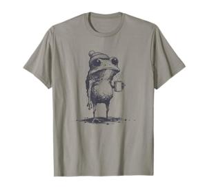 Grumpy Frog Coffee Lover T-Shirt for All