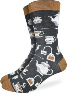 Men's Good Luck Tea Socks, Fits Shoe Size 7-12