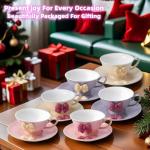 Vintage 6-Piece Teacup and Saucer Set