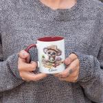 Personalized Cute Koala Cup with Fruit Design