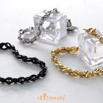 Stylish Silver Coffee Bean Link Bracelet, 7.5 Inch