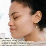 Vintage Coffee Tea Cup Earrings and Adjustable Ring Set