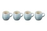 Le Creuset Set of 4 Sea Salt Mugs