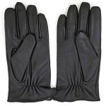 Stylish Men's Leather Gloves with Cashmere Lining