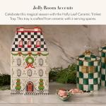 MACKENZIE-CHILDS Holly Leaf Decorative Trinket Tray