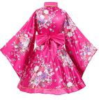 Anime-Inspired Women's Kimono Robe and Accessories Set