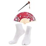 Anime-Inspired Women's Kimono Robe and Accessories Set