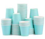 Prgery 100 Pack 3oz Paper Cups, Paper Coffee Cups, Disposable Hot Cups for Water, Juice, Coffee or Tea, Ideal for Water Coolers, Party, Home and Office, 100 Pcs