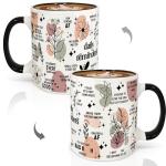 MQPPKJ Daily Reminders Mug, Personalized Daily Affirmations Coffee Mug, Mental Health, Best Friend Gift, Daily Affirmations Gifts for Mom Aunt Birthday Mother's Day Christmas