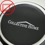 COLLECTIVE HOME - Black Monogram Ceramic Mugs, 15 oz Golden Initial Coffee Cups, Elegant Alphabet Tea Mugs, Personalized Halloween Mug with Gift Box, Perfect for Office and Home Décor (s)