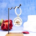 JOHKLJ Gifts For Readers Book Lovers Women Best Tea Lovers Gifts For Women Men Bookish Keychain Tea Drinker Gift Accessories Book Nerd Birthday Christmas Librarian Gift Ideas