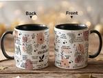 MQPPKJ Daily Reminders Mug, Personalized Daily Affirmations Coffee Mug, Mental Health, Best Friend Gift, Daily Affirmations Gifts for Mom Aunt Birthday Mother's Day Christmas