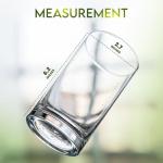 KICHLY Clear Drinking Glasses, Pack of 8 Tumbler Cups, 16 Ounce, Reusable Plastic Cups Set, BPA Free, Stackable, Break Resistant, Lightweight & Dishwasher Safe Plastic Drinking Water Cup Set