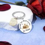 JOHKLJ Gifts For Readers Book Lovers Women Best Tea Lovers Gifts For Women Men Bookish Keychain Tea Drinker Gift Accessories Book Nerd Birthday Christmas Librarian Gift Ideas