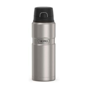 THERMOS Stainless King Vacuum-Insulated Drink Bottle, 24 Ounce, Matte Steel
