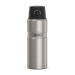 THERMOS Stainless King Vacuum-Insulated Drink Bottle, 24 Ounce, Matte Steel