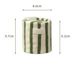 HORNEDI Ceramic Coffee Mug,Ceramic Mug,Retro Striped Ceramic Mark Hand-Painted Cup,10 oz Coffee Mug,Ceramic Coffee Mugs Cups Porcelain,Ceramic Mug with Sip Hole(1Pcs Green)