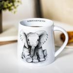 Pavilion Gift Company - Ear For You - Elephant - 17 Oz Coffee Mug Tea Cup Zoo Wild Life