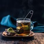 Le'raze 6-Pack Glass Coffee Infusion Mugs with Handle, Clear Tea cups Mugs, Espresso Cups Perfect for Cappuccino, Latte, Tea, Cafe Warm Beverage, Dishwasher & Microwave Safe.