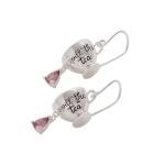 Alex and Ani Spill the Tea' Cup Drop Earrings
