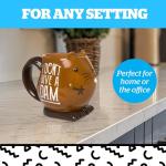 BigMouth Inc Sassy Beaver Coffee Mug – Funny “I Don’t Give a Dam” Ceramic Beaver Cup, 16 oz Novelty Coffee Mugs for Home or Office, Hilarious Animal Gift for Adults