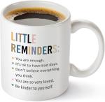 Inspirational Coffee Mug Gift, Motivational Coffee Cups, Inspirational Gifts for Friend, Coworker, Women Men, Positive Affirmations Gifts, 11oz White Ceramic Cup