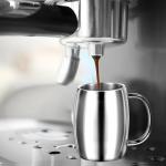 Lemecima 3 Pack Insulated Stainless Steel Coffee Mug Spillproof with Lid Double Wall Travel Coffee Mug with Handle Shatterproof Metal Coffee Cups for Camping Outdoor Hot Tea Beer Cold Drink(14 oz)