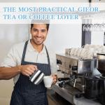 Lemecima 3 Pack Insulated Stainless Steel Coffee Mug Spillproof with Lid Double Wall Travel Coffee Mug with Handle Shatterproof Metal Coffee Cups for Camping Outdoor Hot Tea Beer Cold Drink(14 oz)