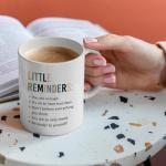 Inspirational Coffee Mug Gift, Motivational Coffee Cups, Inspirational Gifts for Friend, Coworker, Women Men, Positive Affirmations Gifts, 11oz White Ceramic Cup