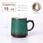 Unique 15oz Ceramic Coffee Mug for Nature Lovers