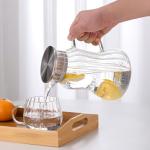 DOITOOL 2-Pack Clear Glass Pumpkin Coffee Cups 12Oz Heat Resistant Mugs with Handle for Coffee Tea Milk - Seasonal Pumpkin Drinking Glasses for Home and Holiday Use