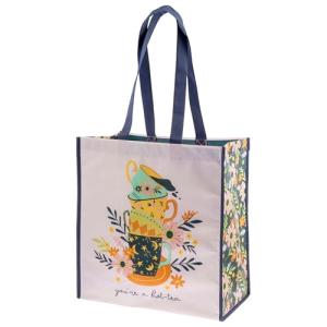 Karma Reusable Large Gift and Tote Bag with Handles - Perfect for Birthday Gifts Party Bags RPET 1 Tea Cups
