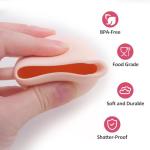 MCGMITT Silicone Tea Party Set, Toy Tea Set for Toddlers Kids, Includes Teapot, 4 Tea Cup and Coasters, Creamer, Sugar Bowl, 4 Spoon, Dishwasher Safe Pretend Teapot Set for Girls Boys Birthday Gifts