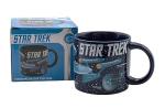 The Unemployed Philosophers Guild Starships of Star Trek Coffee Mug - Different Iconic Ships From Across the Ages - Comes in a Fun Gift Box, 14 oz