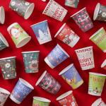 Sigilyer 120 Pcs Christmas Disposable Paper Cups 9oz Coffee & Tea Cup with 10 Holiday Designs Christmas Hot Chocolate Cocoa Cup Drinkware Xmas Drink Cups for Cold/Hot Beverage Winter Party Supplies