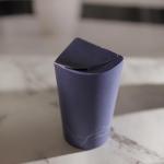 Kiyumi Group Foldable Butterfly Paper Cups with Built-In Lid, 12 oz – Pack of 10 – Disposable Coffee Cups with Foldable Flaps – No Plastic Lid Needed – Hot & Cold Drinks, Travel & Party Friendly