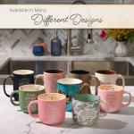 Christian Art Gifts Large Novelty Inspirational Ceramic Coffee & Tea Mug for Women: God is Within Her Encouraging Scripture, Microwave & Dishwasher Safe, Pink, 15 oz.