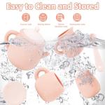 MCGMITT Silicone Tea Party Set, Toy Tea Set for Toddlers Kids, Includes Teapot, 4 Tea Cup and Coasters, Creamer, Sugar Bowl, 4 Spoon, Dishwasher Safe Pretend Teapot Set for Girls Boys Birthday Gifts