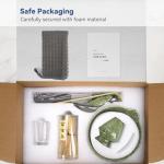 Joiish Matcha Whisk Set, 10-Pcs Matcha Kit, Bamboo Whisk and Bowl with Spout & Measuring Spoon & Cup, Japanese Tea Making Tools, Complete Matcha Gift Set for Starter, Mottled Green