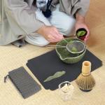 Joiish Matcha Whisk Set, 10-Pcs Matcha Kit, Bamboo Whisk and Bowl with Spout & Measuring Spoon & Cup, Japanese Tea Making Tools, Complete Matcha Gift Set for Starter, Mottled Green