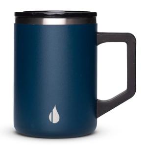 Navy Blue Insulated Coffee Mug for Hot & Cold Drinks