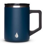 Navy Blue Insulated Coffee Mug for Hot & Cold Drinks