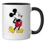 Disney Mickey Mouse Classic Pose Ceramic Mug, Black/White