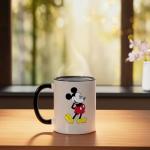 Disney Mickey Mouse Classic Pose Ceramic Mug, Black/White