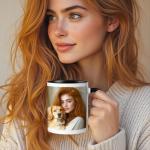 Custom Coffee Mug With Photo, Personalized Coffee Mug With Picture, 11oz Photo Collage Mug With 9 Photo, Tazas Personalizadas, Novelty Custom Gift For Women, Men, Family, Friends, Birthday, Christmas