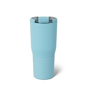BrüMate Nav 25oz 100% Leak Proof Insulated Travel Tumbler with Magnetic BevLock™ Lid - Double Wall Cup-Holder Friendly Stainless Steel Mug (Glacier)