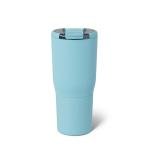 BrüMate Nav 25oz 100% Leak Proof Insulated Travel Tumbler with Magnetic BevLock™ Lid - Double Wall Cup-Holder Friendly Stainless Steel Mug (Glacier)