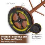 BAMBANG Mug Holder Tree, 360° Rotating 8 Hooks Coffee Cup Holder for Counter, Bamboo Coffee Mug Rack Standing for Kitchen Countertop Home (Brown) (Brown)